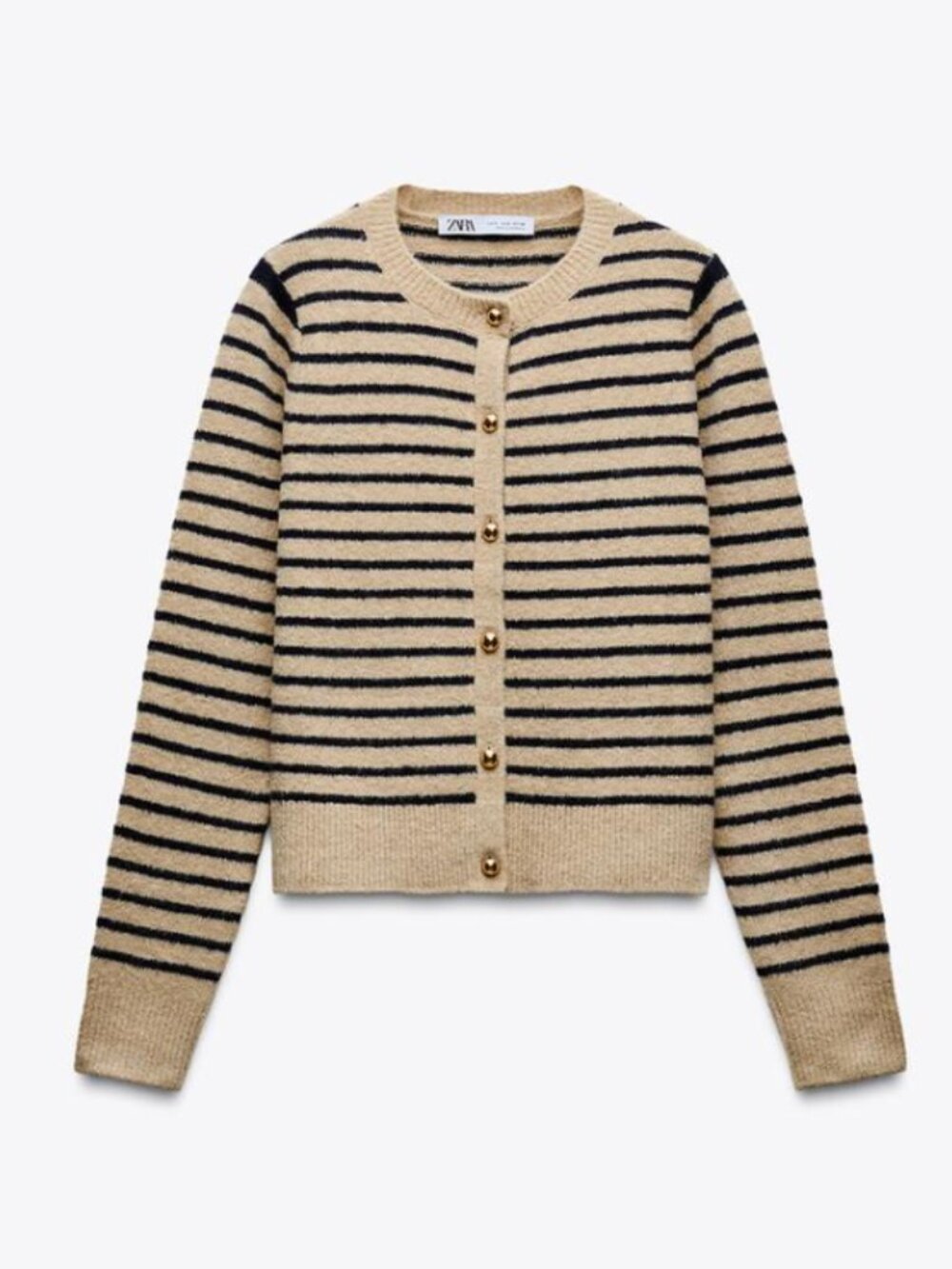 ZARA Striped Knit Cardigan size S